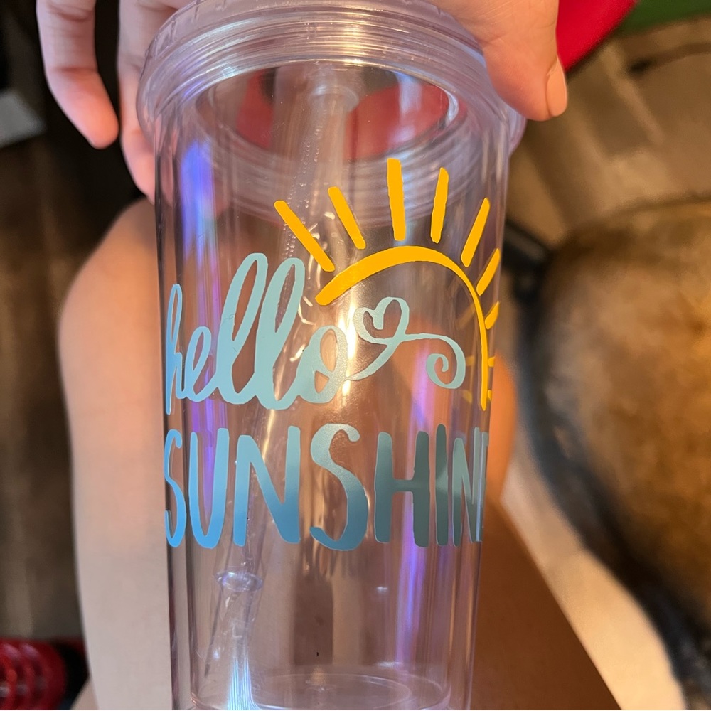 Handmade tumbler plastic